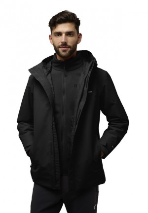 Jack Wolfskin Altenberg 3in1 Jassen Heren Zwart | 86981344