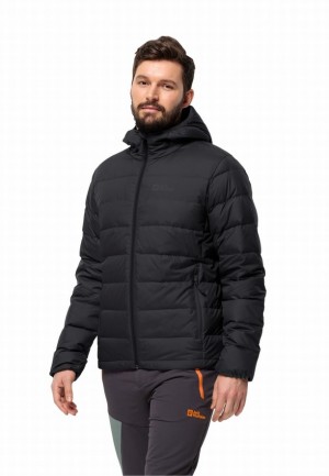Jack Wolfskin Ather Hoody Donsjas Heren Zwart | 96209262