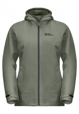 Jack Wolfskin Moonrise 3in1 Jassen Dames Grijs | 65534607