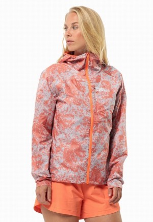 Jack Wolfskin Prelight Wind Jassen Dames Oranje | 79552950