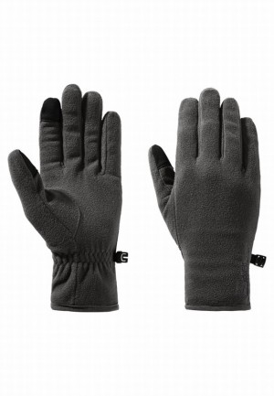 Jack Wolfskin Real Stuff Handschoenen Dames Zwart | 63323040