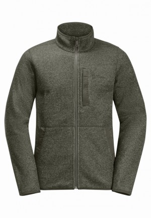 Jack Wolfskin Tannenspur Fleece Jassen Heren Khaki | 50214242