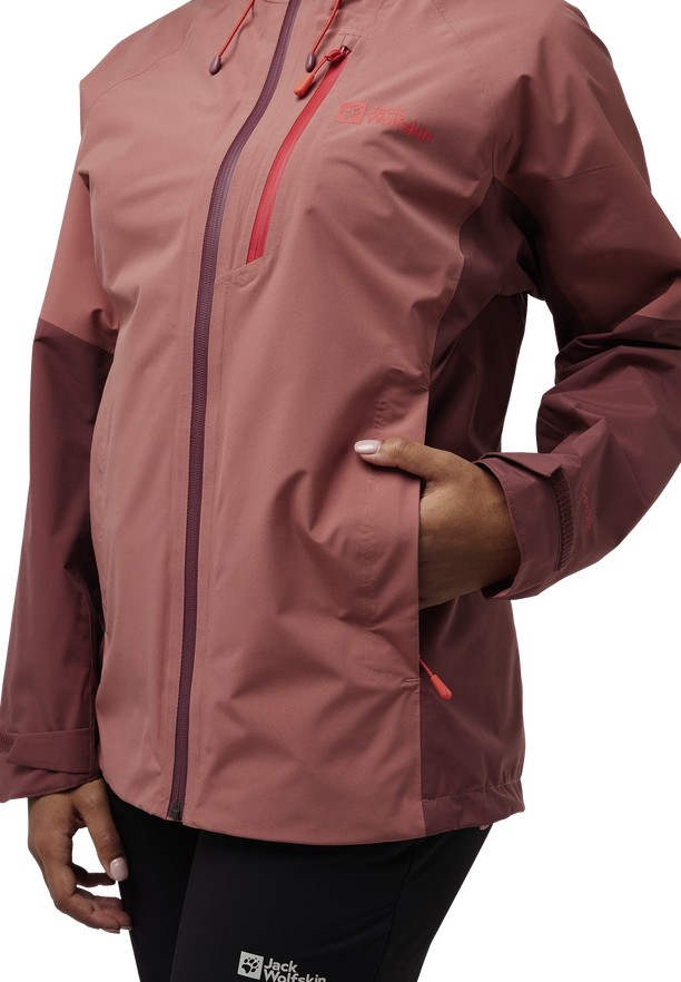 Jack Wolfskin Eagle Peak 2l Regenjassen Dames Rood | 96968134