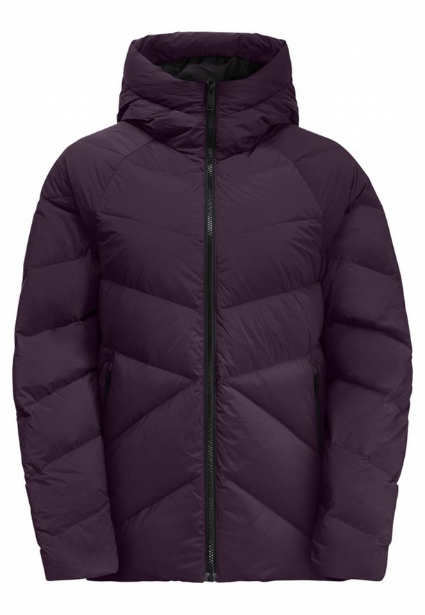 Jack Wolfskin Marienplatz Donsjas Dames Paars | 59015784